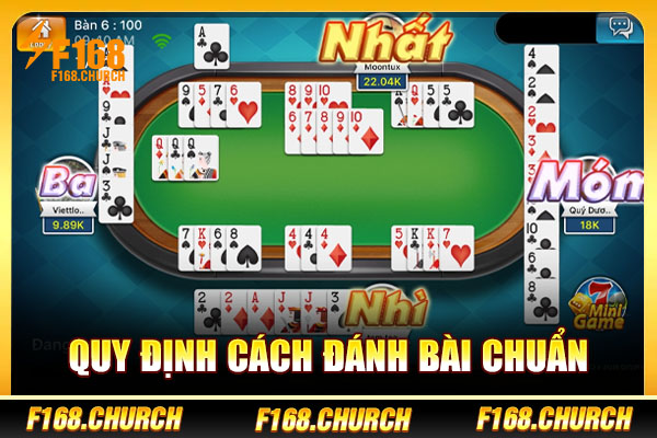 Quy định cách đánh bài chuẩn