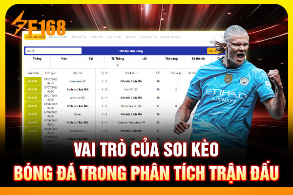 Vai trò của soi kèo bóng đá trong phân tích trận đấu
